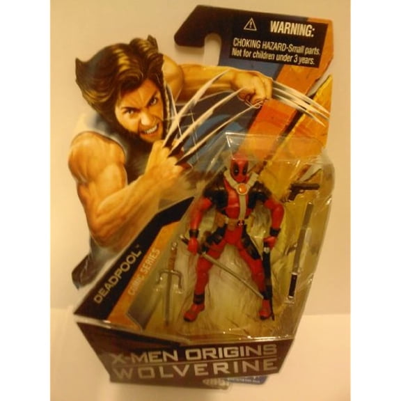 Hasbro X-Men Origins Wolverine Movie Series 3 3/4 Inch Action Figure Deadpool (No Shirt with Tatoos)