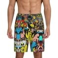 thumbnail image 1 of Wolverine Pajama Shorts for Men, Summer Graphic Lounge Pajama Bottoms Soft Sleep Pjs Pants with Drawstring & Pockets, 1 of 8