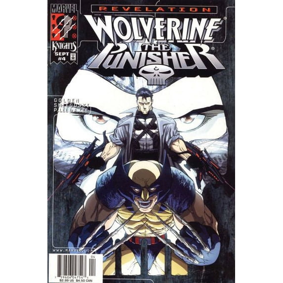 Wolverine/Punisher Revelation #4 (Newsstand) VF ; Marvel Comic Book