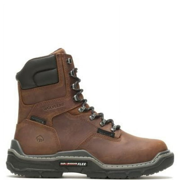 Wolverine Raider DuraShocks Waterproof 8" Met-Guard Work Boot Men