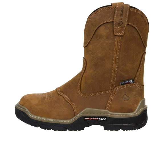 Wolverine Raider DuraShocks Western CarbonMAX Work Wellington Men Real Brown