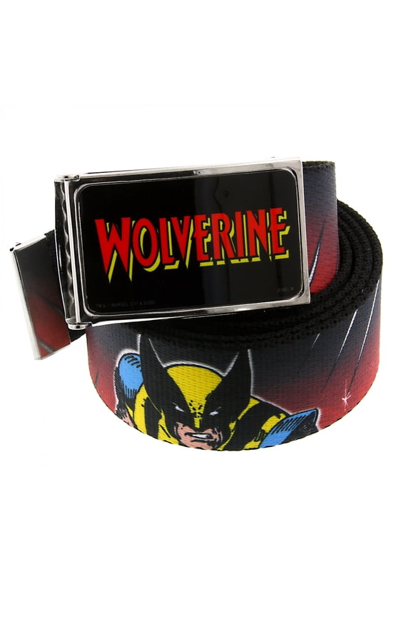 Red Graphic Web Belt