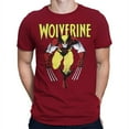 thumbnail image 1 of Wolverine Red Rage Distressed T-Shirt-Small, 1 of 2
