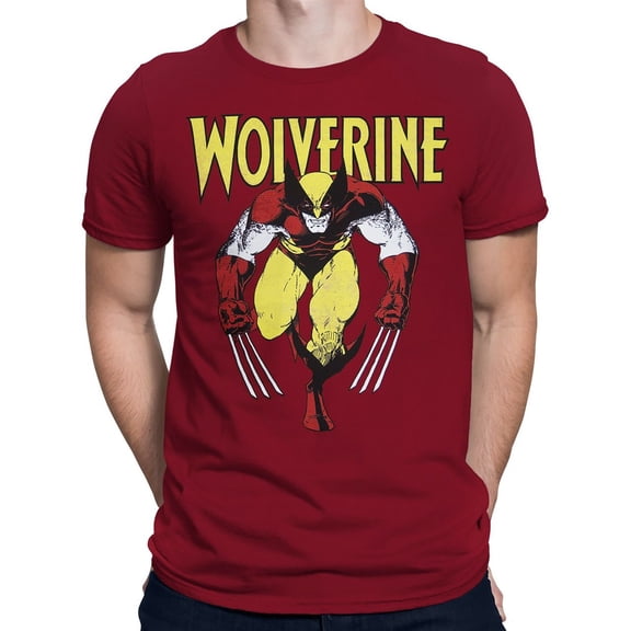 Wolverine Red Rage Distressed T-Shirt-Small