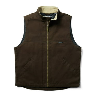 Wolverine Sherpa Collar Canvas Vest Men