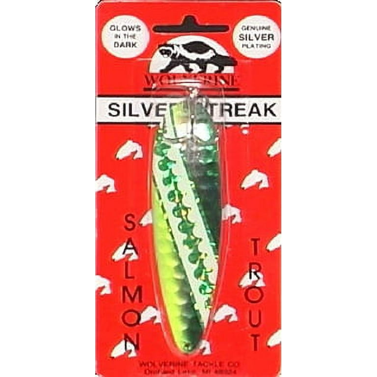 Wolverine Tackle Magnum Streak 5/8oz Green Dolphin, Fishing Spoons 