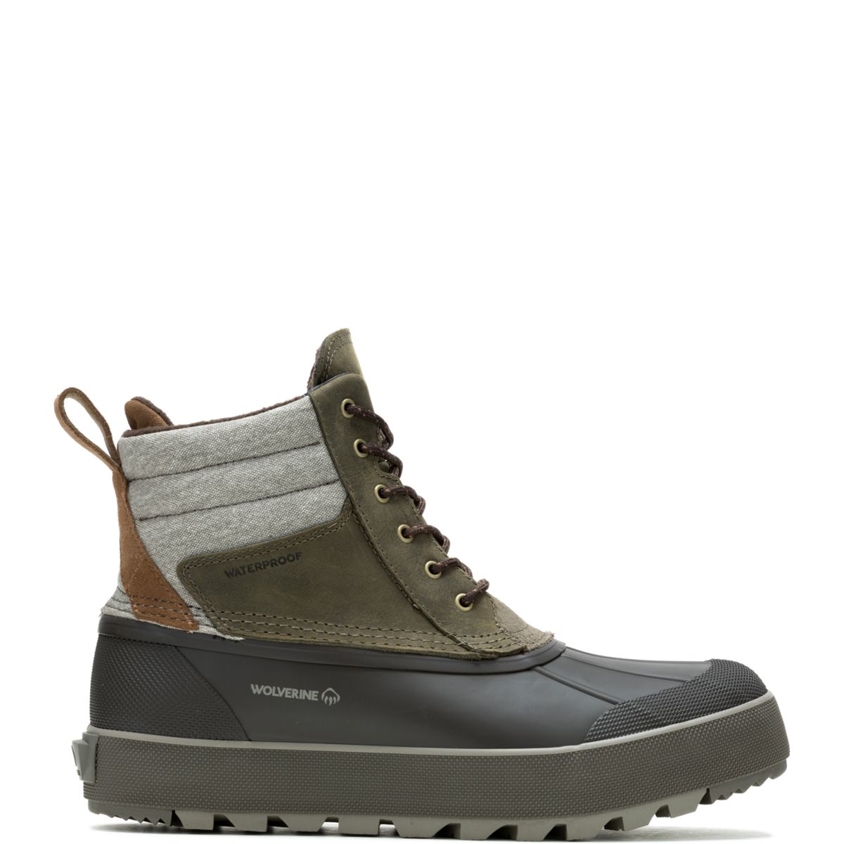 Men’s Boots Size 9.5 Wolverine Torrent Chucka Waterproof Olive /tan Wolverine M Suede Boots for Men for Sale | Shop New & Used  main image 4