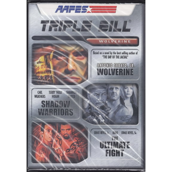 Wolverine Triple Bill (Wolverine / Shadow Warriors / The Ultimate Fight) (DVD) Carl Weathers