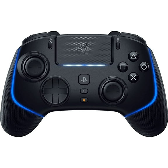 Wolverine V2 Pro Wireless Gaming Controller for 5 / PS5, PC: Mecha-Tactile Action Buttons - 8-Way Microswitch D-Pad HyperTrigger 6 Remappable Chroma RGB Black