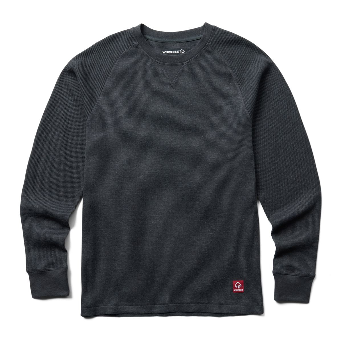 Wolverine Walden II Thermal Long Sleeve Tee Men Black Heather - Walmart.com
