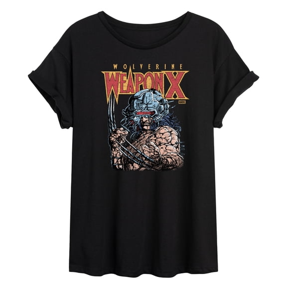 Wolverine - Weapon X - Juniors Oversized Graphic T-Shirt