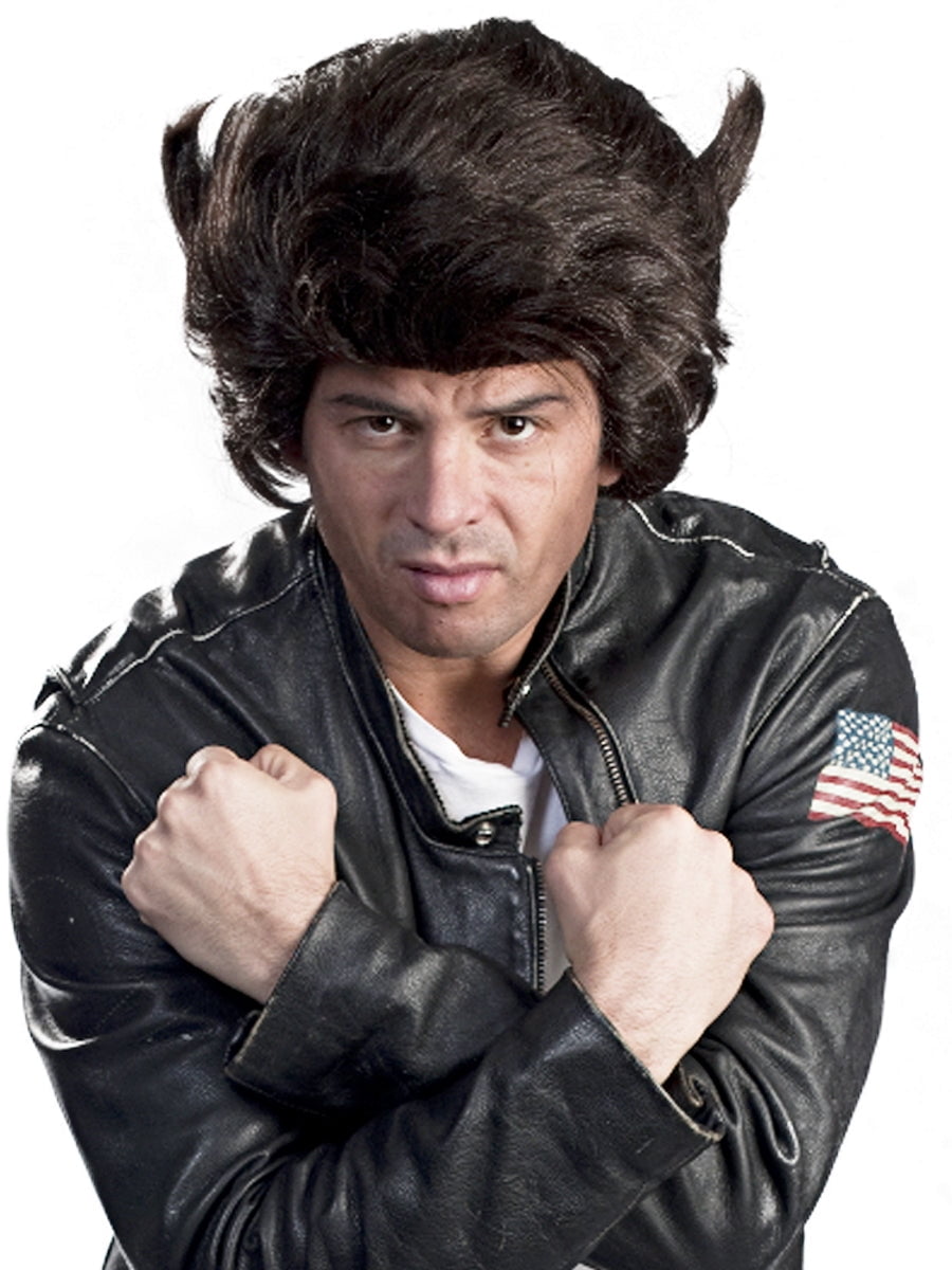 Wolverine Wig from X-Men Origins, Instant Logan Transformation, Men's ...