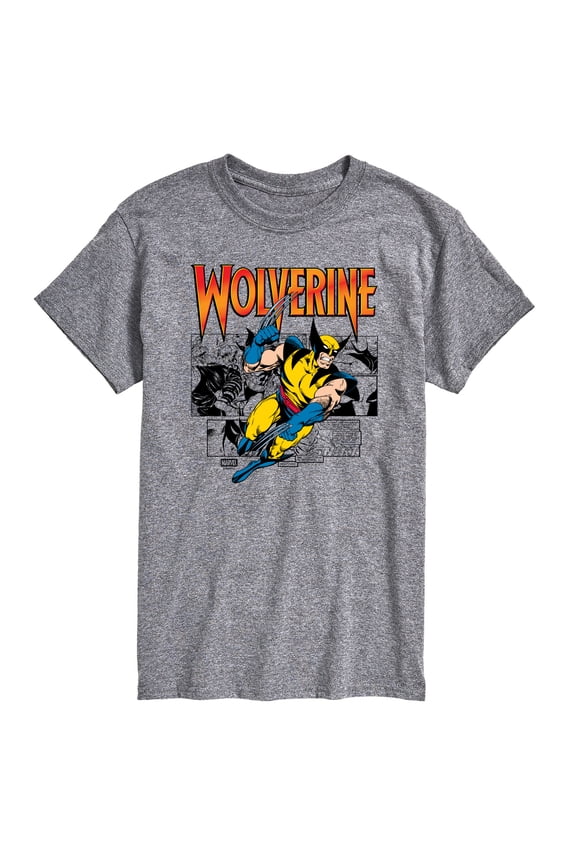 - Wolverine Comic - Men's Short Sleeve Graphic T-Shirt