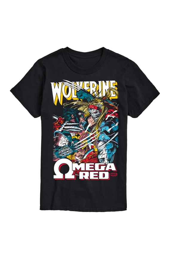 - Wolverine Omega Red - Men's Short Sleeve Graphic T-Shirt