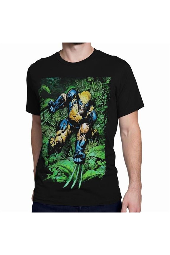tswolvfolrampL Wolverine Savage Land Rampage Mens T-Shirt - Large