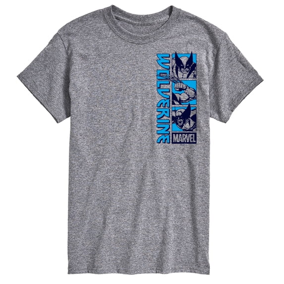 Wolverine - Wolverine Stacked Grid - Men's Short Sleeve Graphic T-Shirt