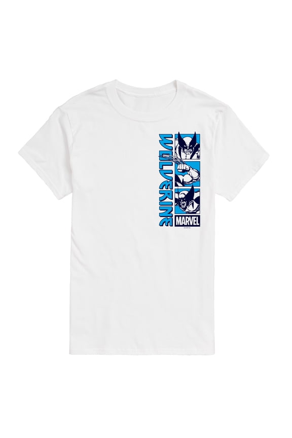 Wolverine - Wolverine Stacked Grid - Men's Short Sleeve Graphic T-Shirt