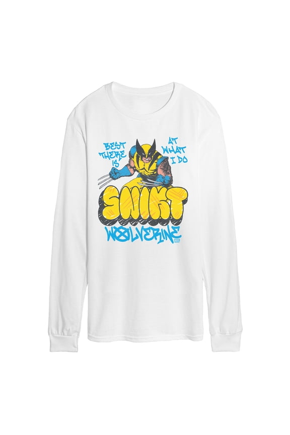 - Wolverine Street - Men's Long Sleeve Graphic T-Shirt