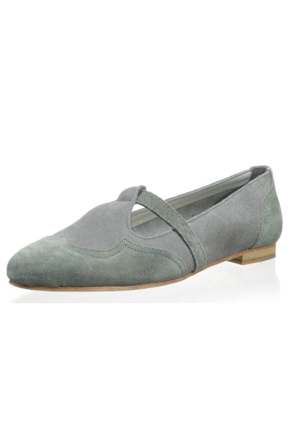 Women's Gray 1000 Mile Lois Slip On Flats, 9 B