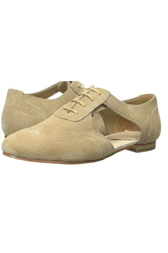 Women's Oxford, Tan/Beige, 6 B US
