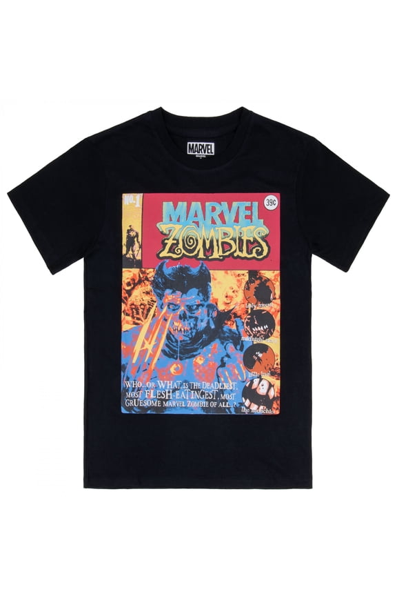Zombie Marvel Issue No 1 Comic Book Cover T-Shirt-Large