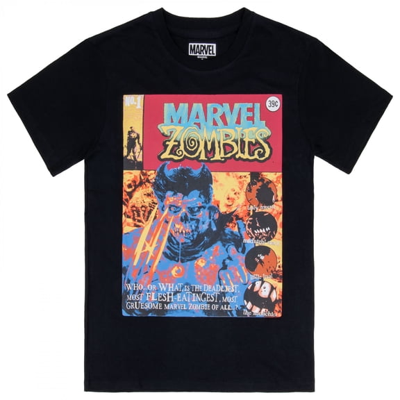 Wolverine Zombie Marvel Issue No 1 Comic Book Cover T-Shirt-XLarge