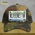 thumbnail image 1 of Wolverines Fan Novelty License Plate Hat Cotton Camoflauge, 1 of 1