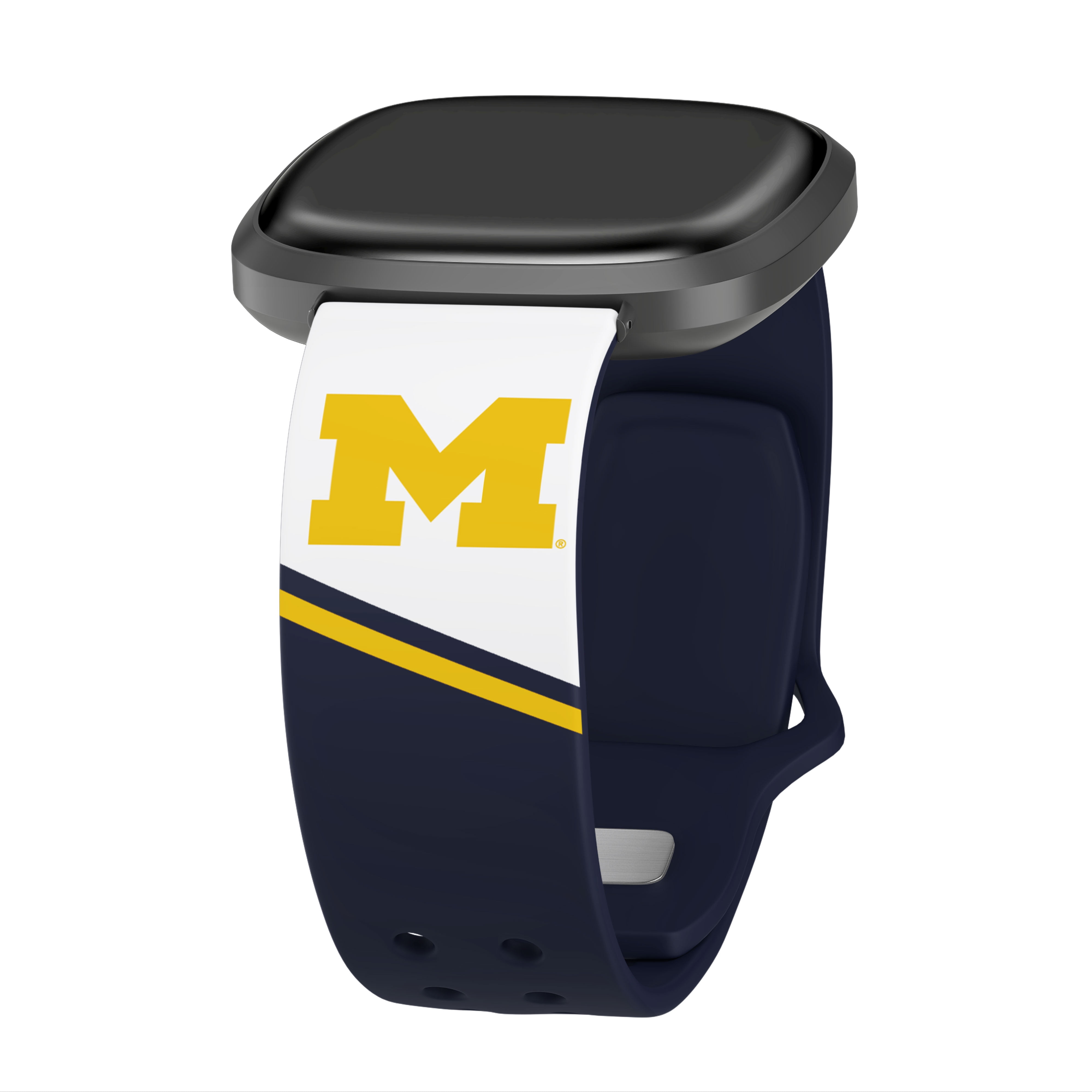 Wolverines HD Champion Series Unisex Watch Band for FitBit Versa 3 & Sense (Short)