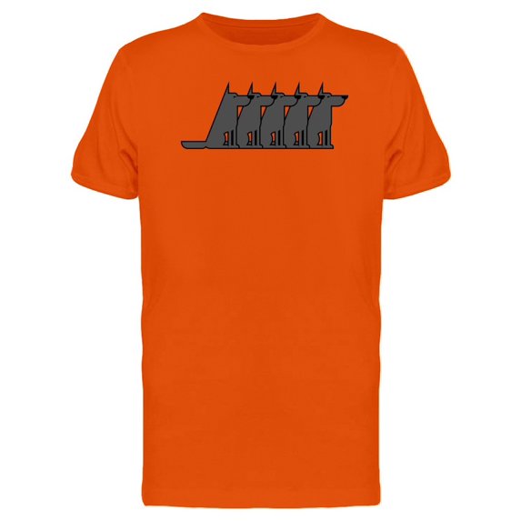 Wolves Flock Doodle Tee Men's -Image by Shutterstock