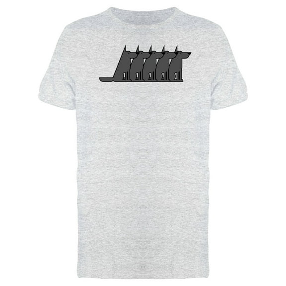Wolves Flock Doodle Tee Men's -Image by Shutterstock
