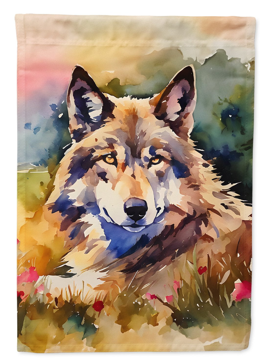 Wolves Wolf  House Flag 28 in x 40 in