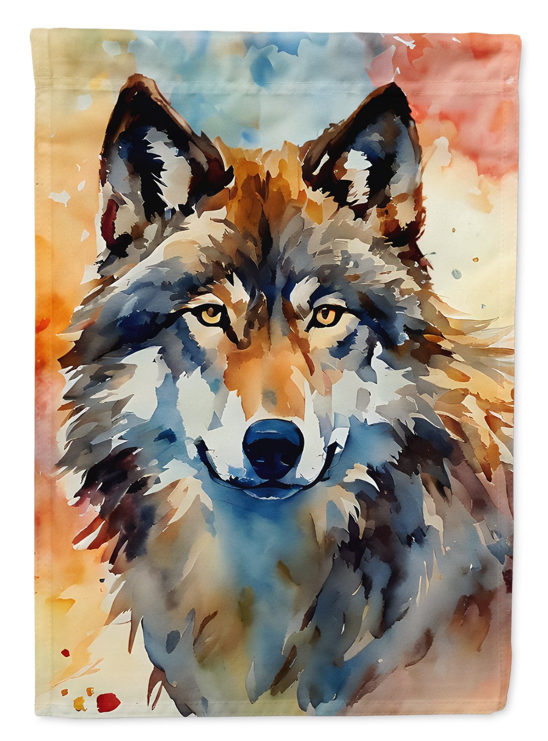 Wolves Wolf  House Flag 28 in x 40 in
