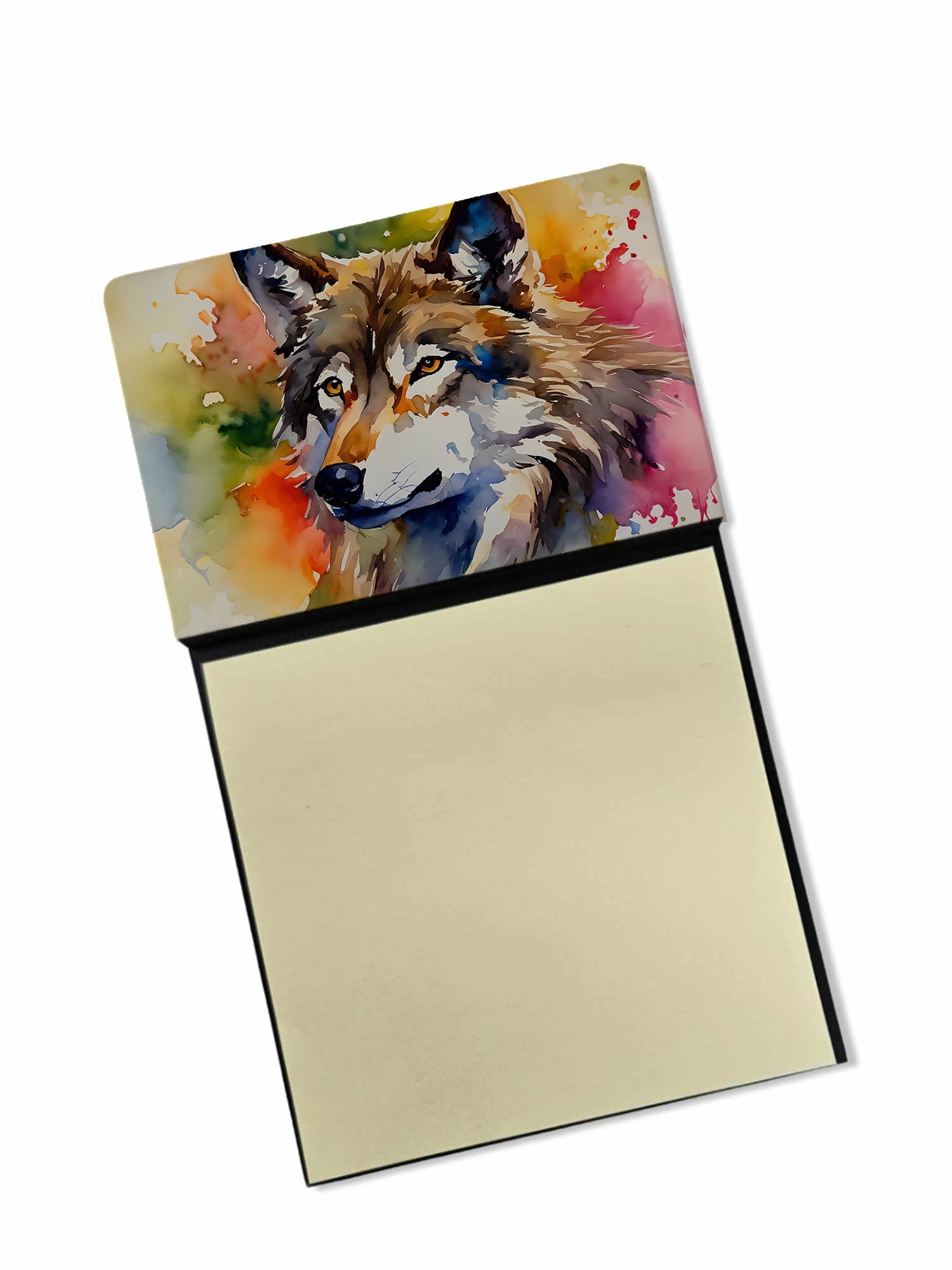 Wolf Sticky Note Wolves Wolf Sticky Note Holder 3.25 in x 5.25 in - Walmart.com