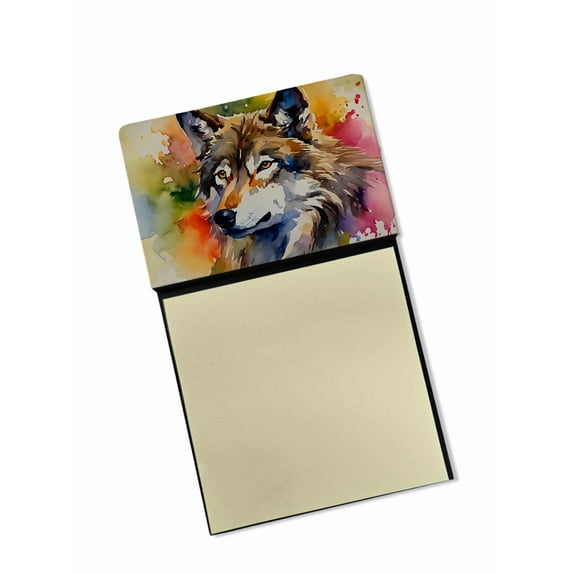 Wolves Wolf Sticky Note Holder 3.25 in x 5.25 in