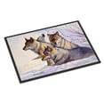 thumbnail image 1 of Wolves by Mollie Field Door Mat, 1 of 4