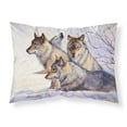 thumbnail image 1 of Wolves by Mollie Field Fabric Standard Pillowcase, 1 of 2
