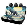 thumbnail image 1 of Wolves in The Moonlight Car Rear Seat Cover Accessories Universal Fit Car Seat Covers Durable, 1 of 6
