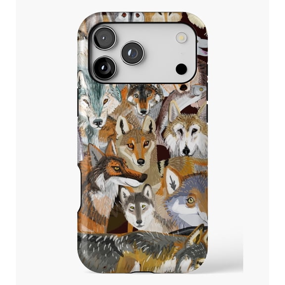 Wolves oclock Time to Wolf M2404, Protective Case for iPhone 17 16 15 14 13 12 11 Pro Max – Modern Unisex Style