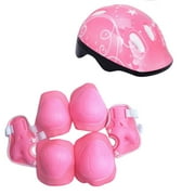 Womail 7Pcs/Set Children Kids Safety Helmet Knee Elbow Pad Cycling Skate Bike Protecs holiday gifts On clearance