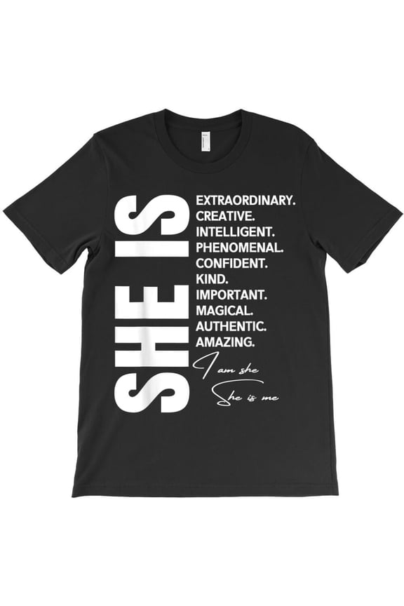 Woman Affirmation Juneteenth Freedom Day Black History Month Arts Char H41965 Unisex T-Shirt, Up to 5XL Available