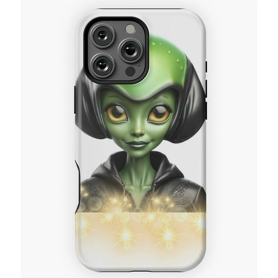 Woman Alien Sci-Fi Character Art M1947 Phone Case for iPhone 17 16 15 14 13 12 11 Pro Max