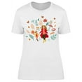 thumbnail image 1 of Woman And Daughter With Leaves T-Shirt Women -Image by Shutterstock, Female Small, 1 of 2