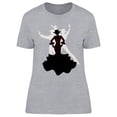 thumbnail image 1 of Woman And Two Men Dancing T-Shirt Women -Image by Shutterstock, Female Large, 1 of 2