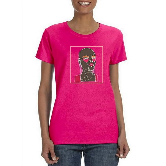 Woman Art T-Shirt Women -Smartprints Designs, Female XX-Large