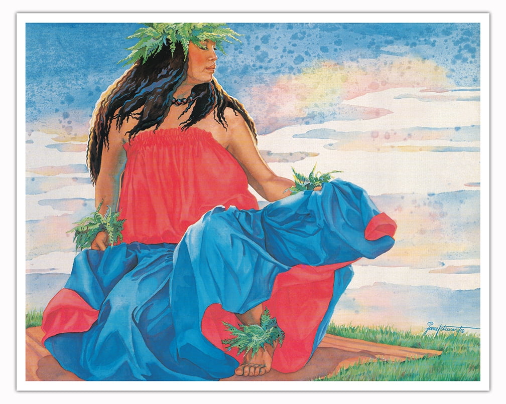 Woman As Bird Preening (Ka Wahine Mehe Mea He Manu Wae) Hawaiian Hula
