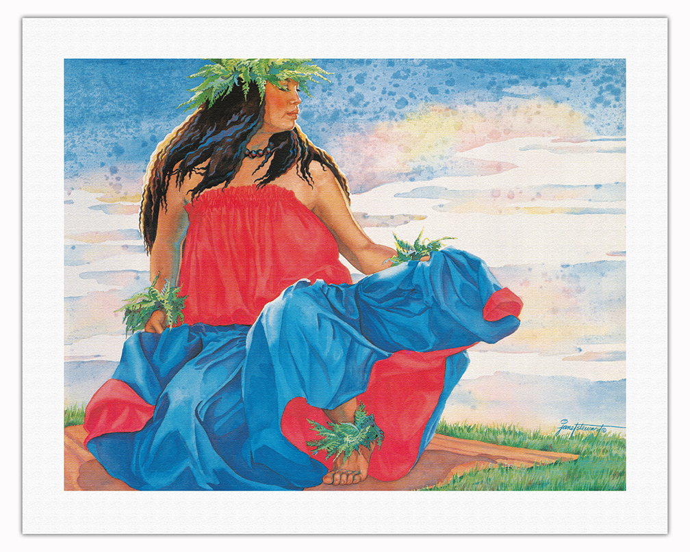 Woman As Bird Preening (Ka Wahine Mehe Mea He Manu Wae) - Hawaiian Hula ...