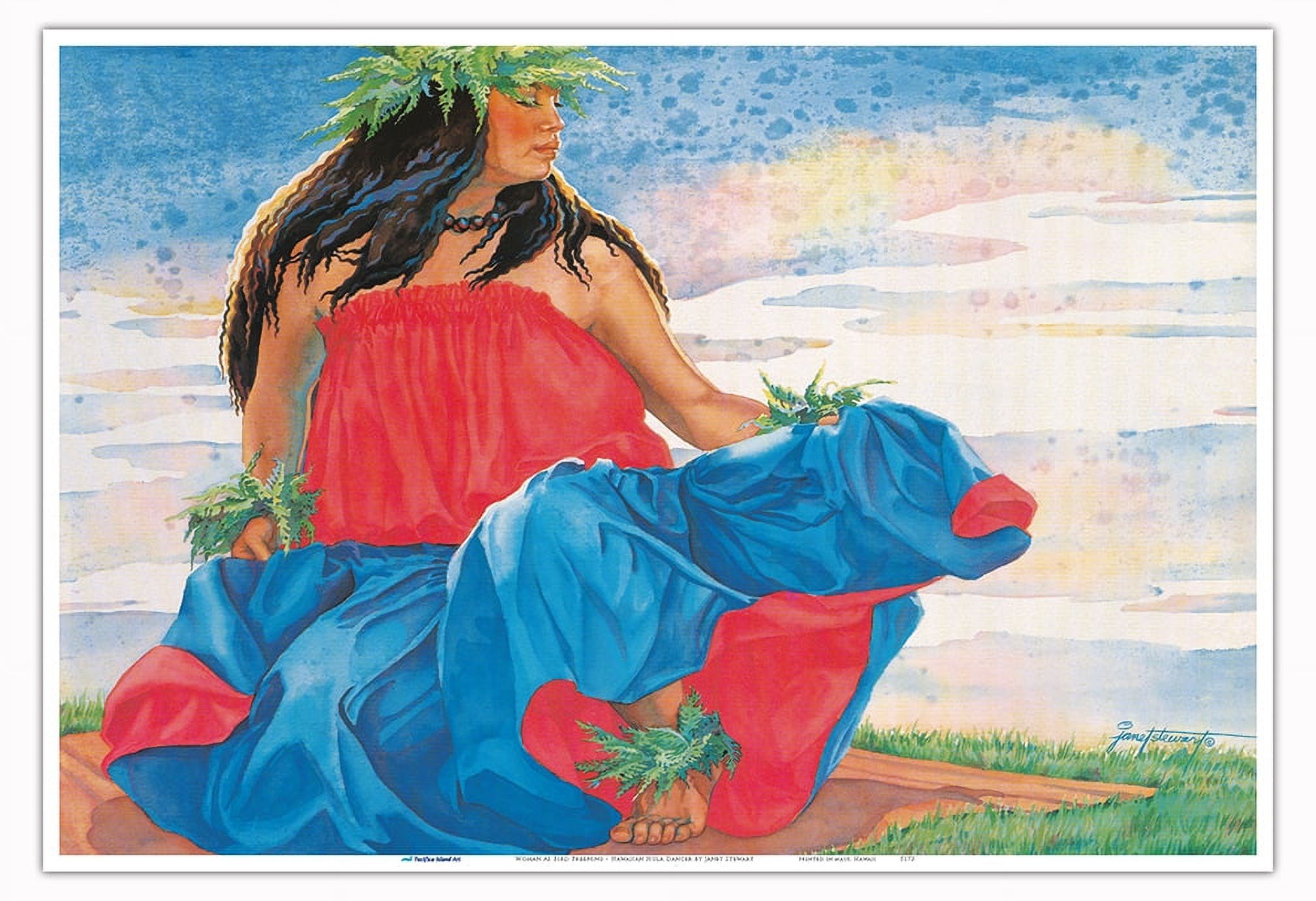 Woman As Bird Preening (Ka Wahine Mehe Mea He Manu Wae) - Hawaiian Hula ...