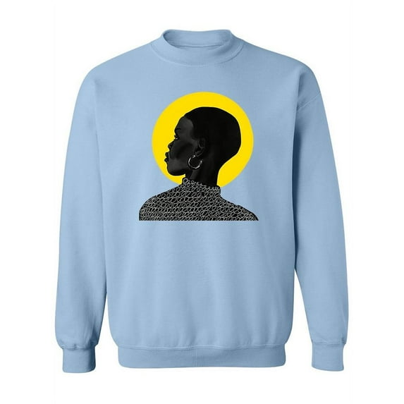 Woman Back Portrait Sweatshirt Women -Image by Shutterstock, Female x-Large