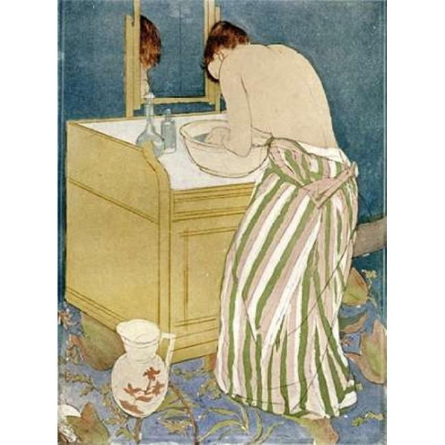 Mary Cassatt Woman Bathing 9 x 12 Fine Art Print