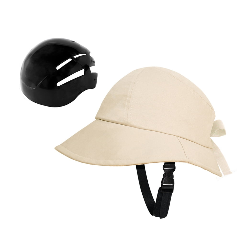 Woman Bicycles Helmets Hat Shaped Bike Helmets Sun Hat Bike Helmets Cycling Helmets Fishing Hat